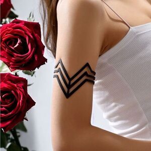 Arm Band l Body Jewelry l Gold, Black, Silver l 3 Styles l Adjustable l New